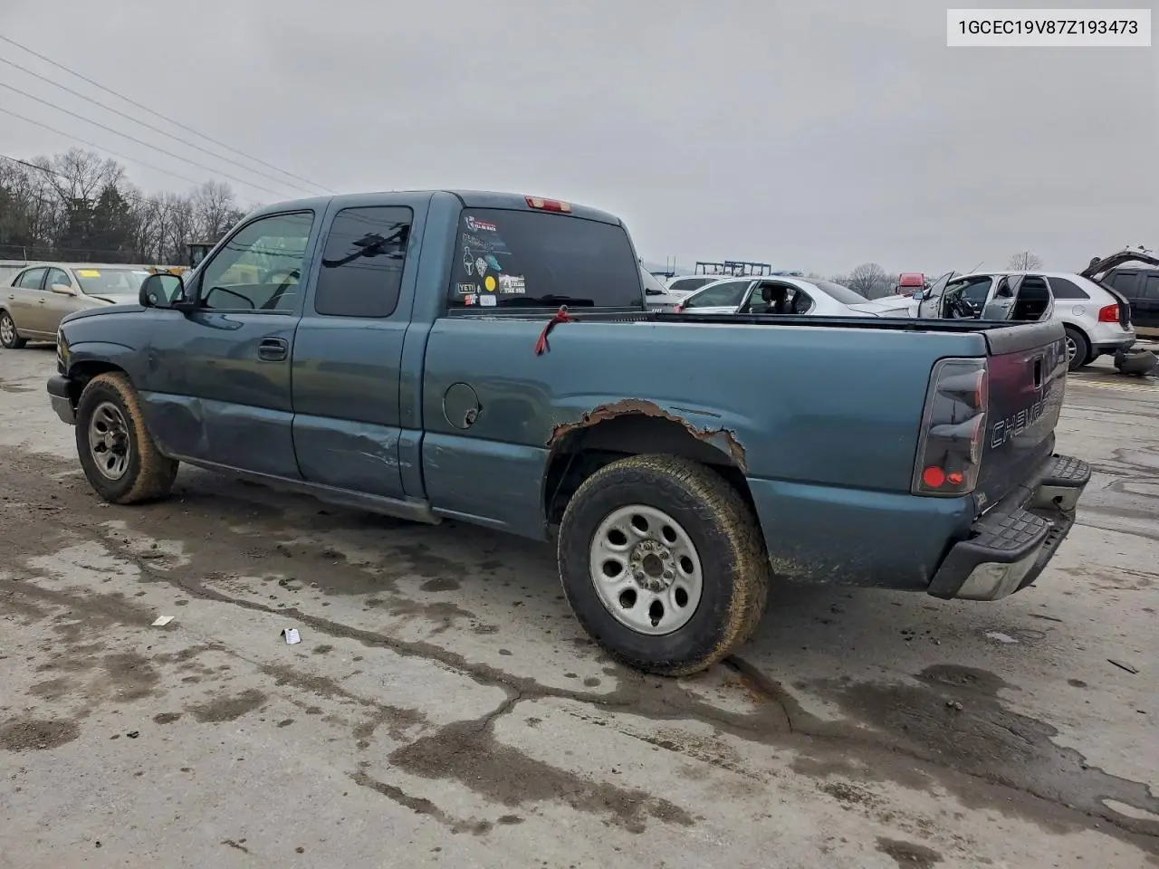 1GCEC19V87Z193473 2007 Chevrolet Silverado C1500 Classic