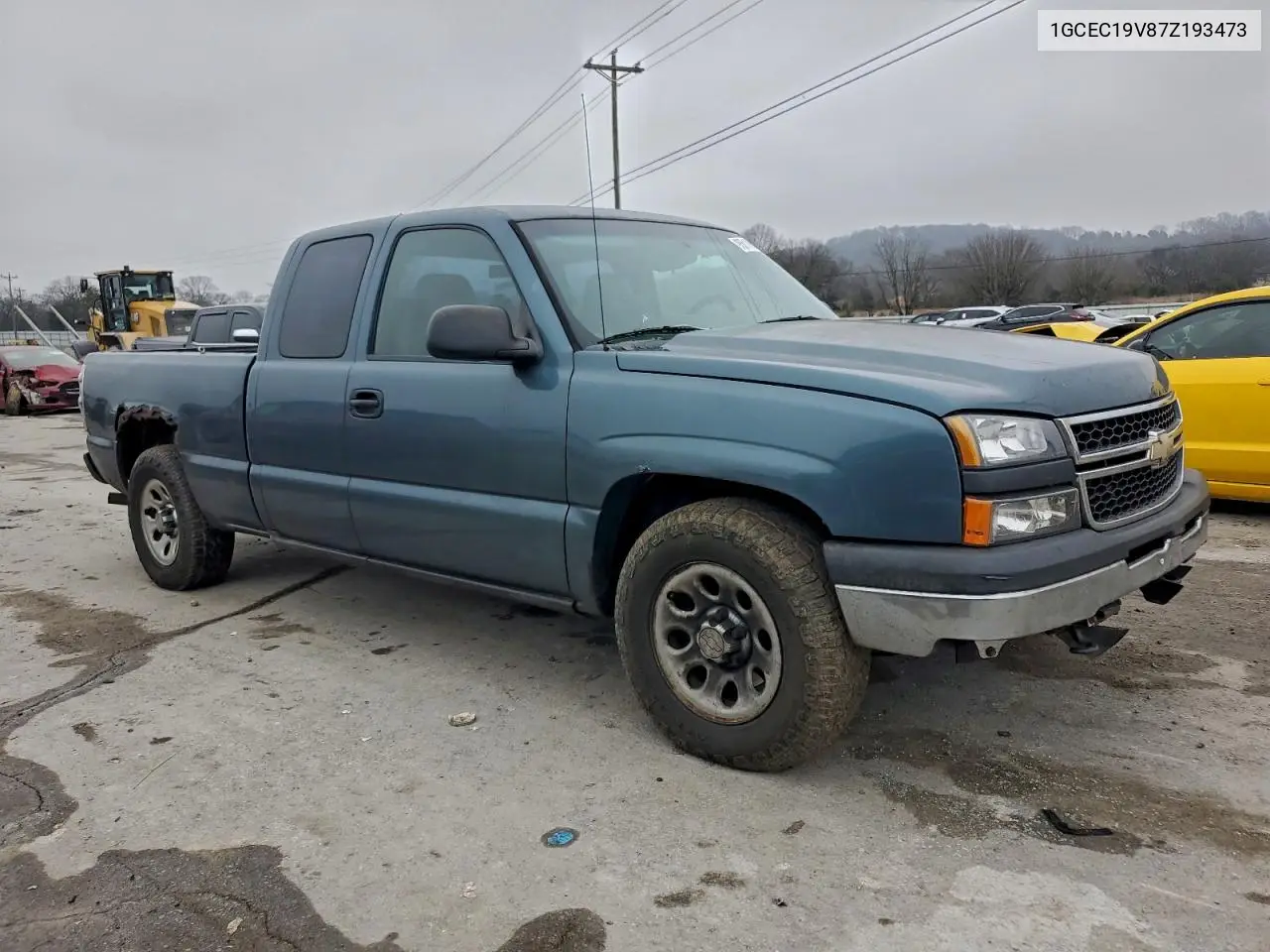 1GCEC19V87Z193473 2007 Chevrolet Silverado C1500 Classic