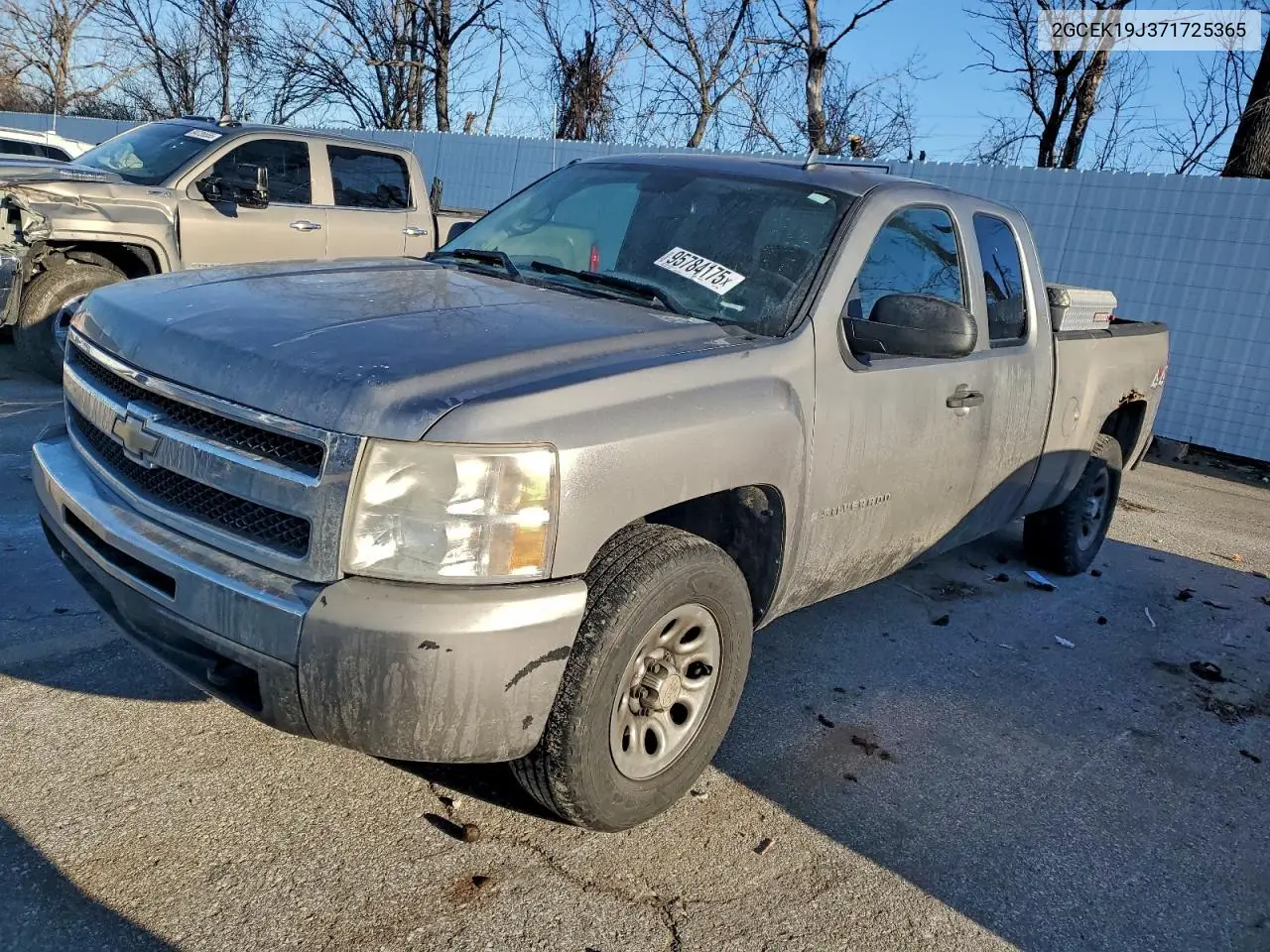 2GCEK19J371725365 2007 Chevrolet Silverado K1500
