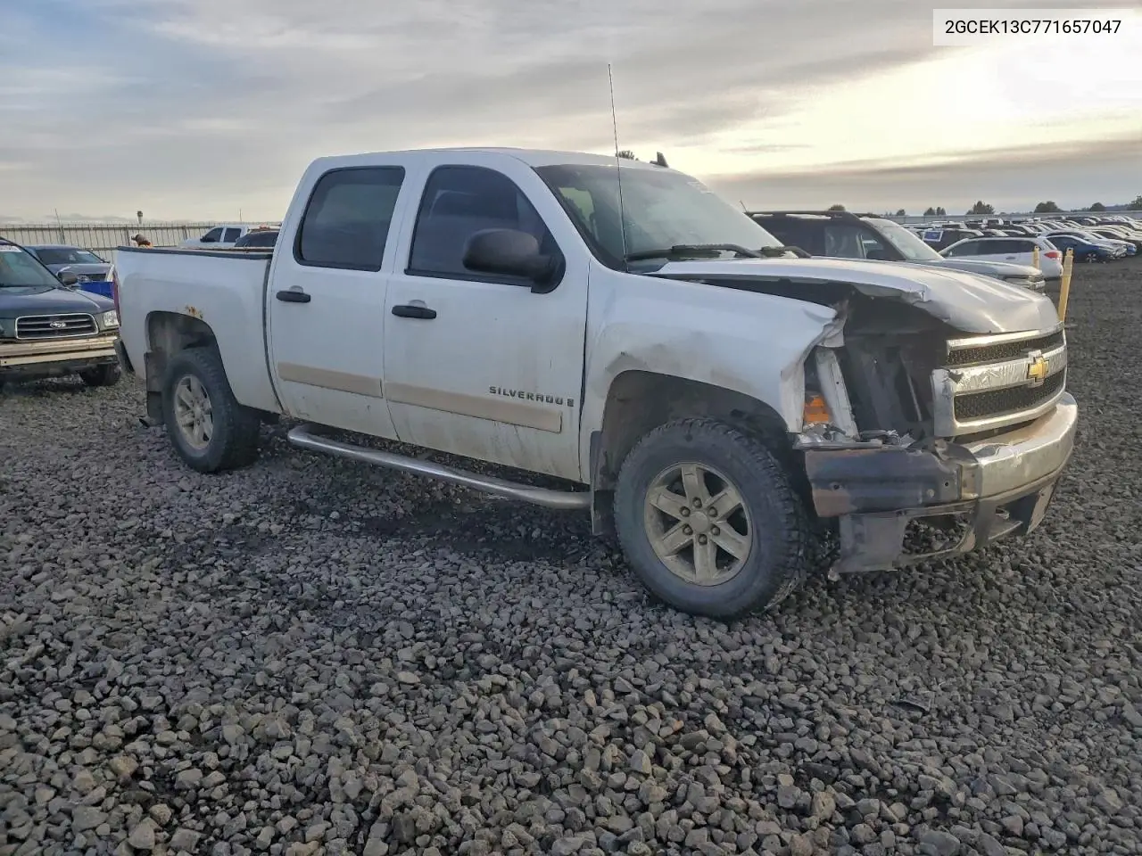 2GCEK13C771657047 2007 Chevrolet Silverado K1500 Crew Cab