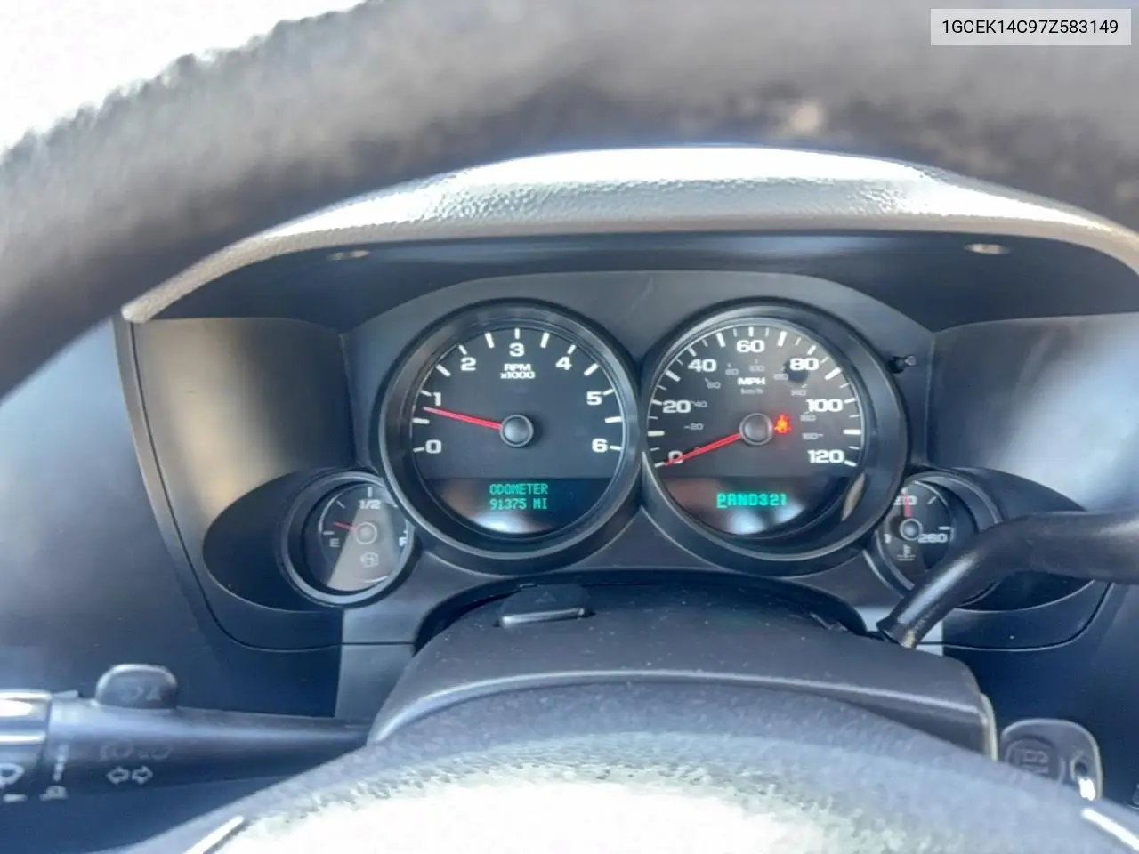 1GCEK14C97Z583149 2007 Chevrolet Silverado K1500