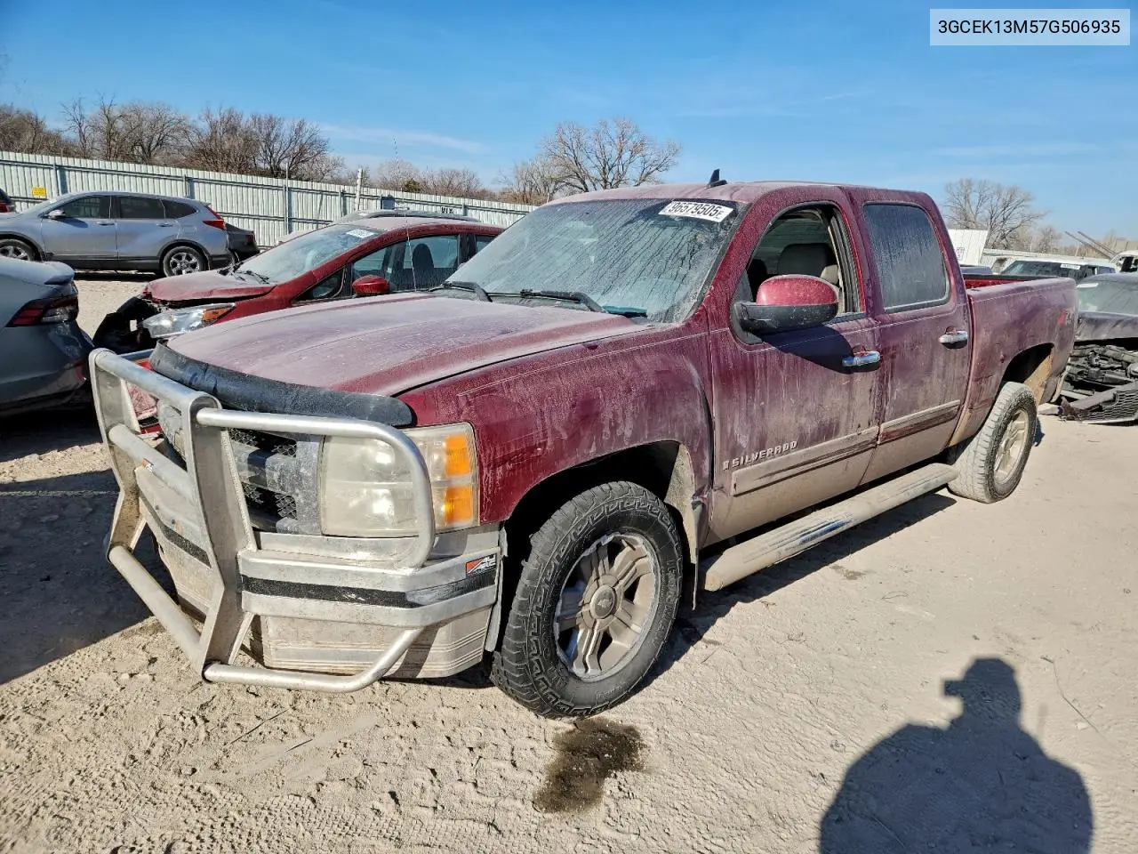 3GCEK13M57G506935 2007 Chev Silverado K1500 Crew Cab