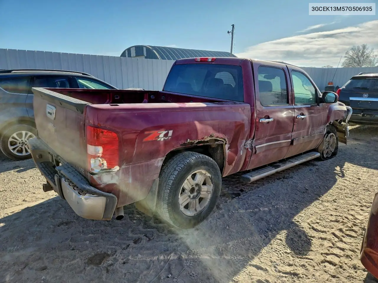 3GCEK13M57G506935 2007 Chev Silverado K1500 Crew Cab