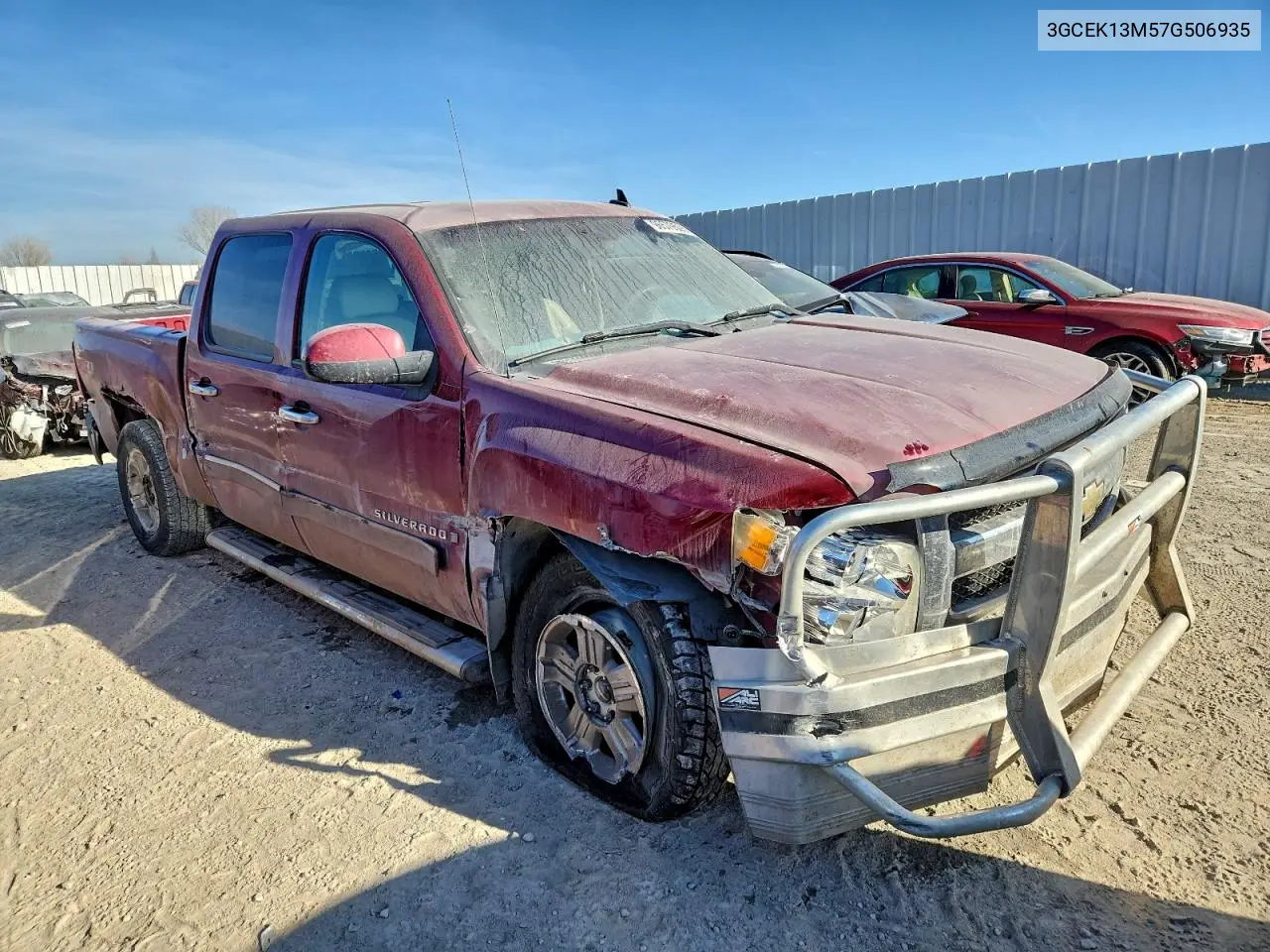 3GCEK13M57G506935 2007 Chev Silverado K1500 Crew Cab