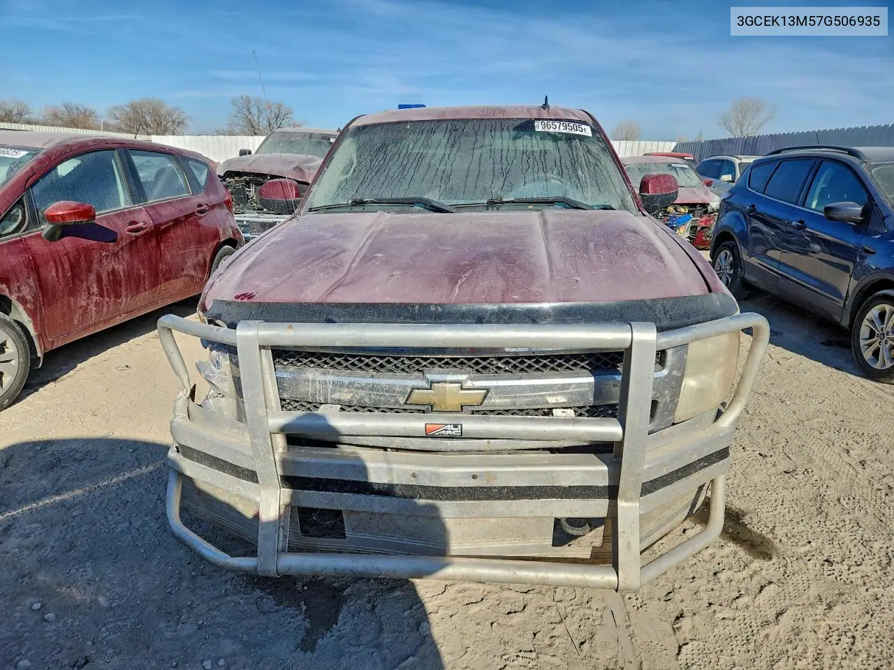 3GCEK13M57G506935 2007 Chev Silverado K1500 Crew Cab