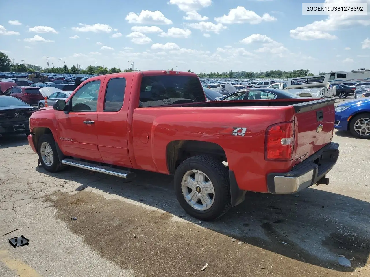 2GCEK19J381278392 2008 Chevrolet Silverado K1500
