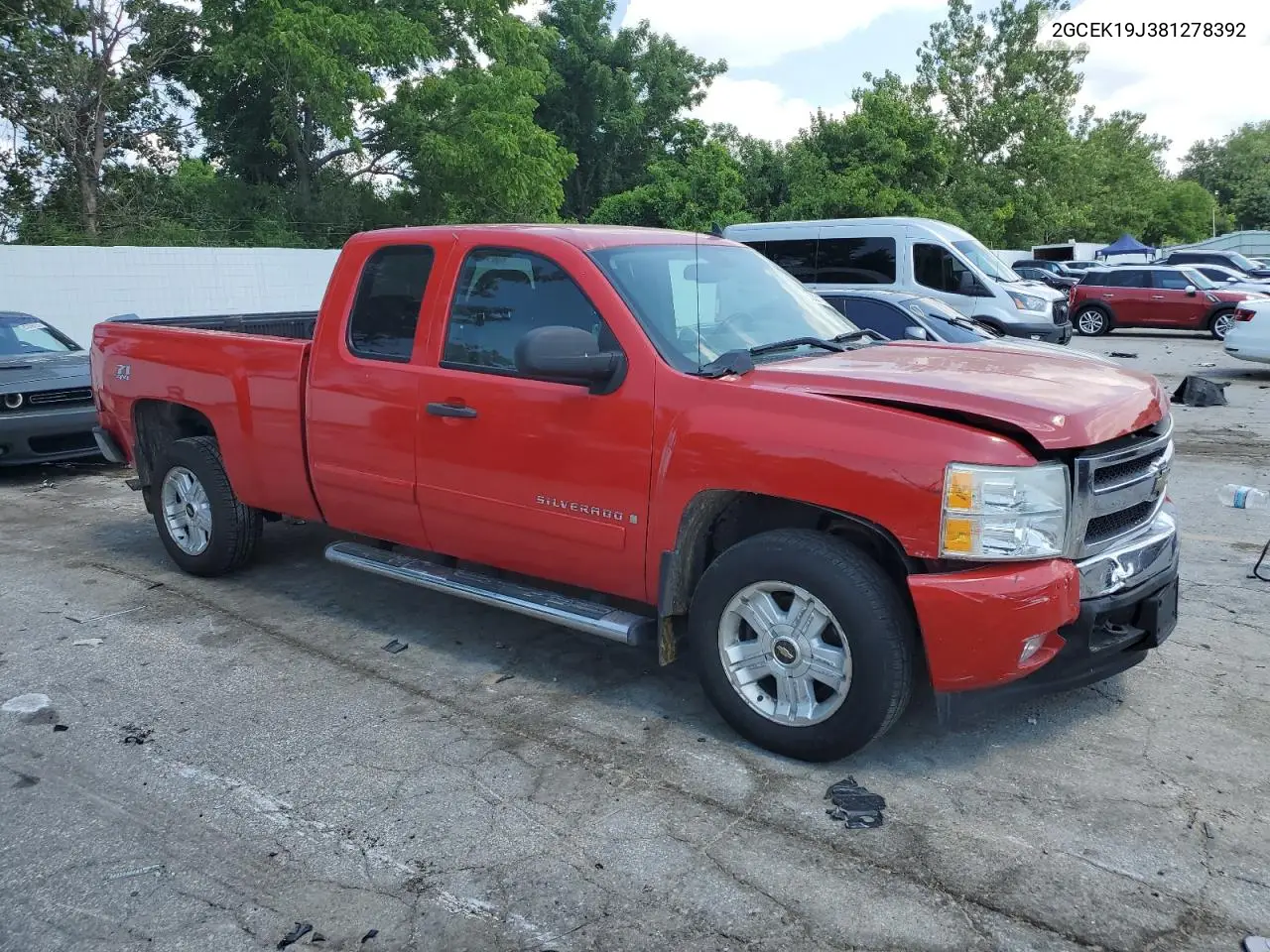 2GCEK19J381278392 2008 Chevrolet Silverado K1500