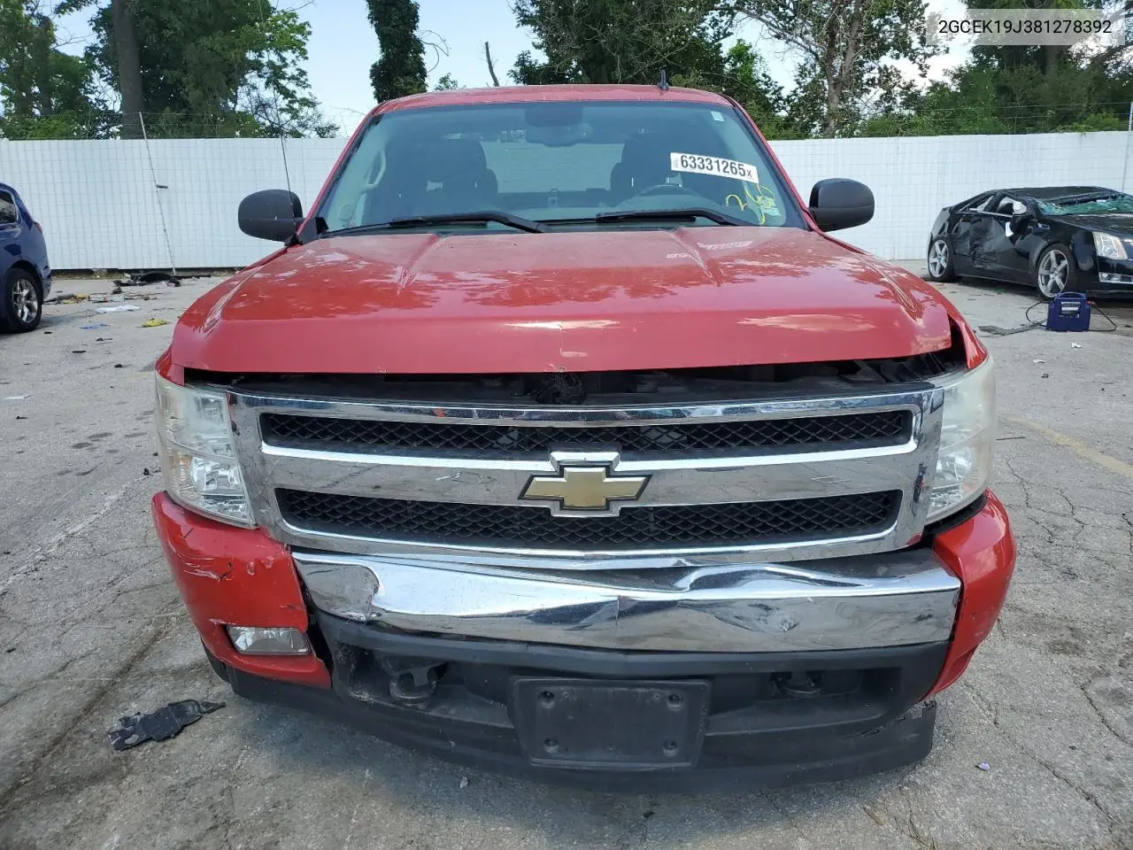 2GCEK19J381278392 2008 Chevrolet Silverado K1500