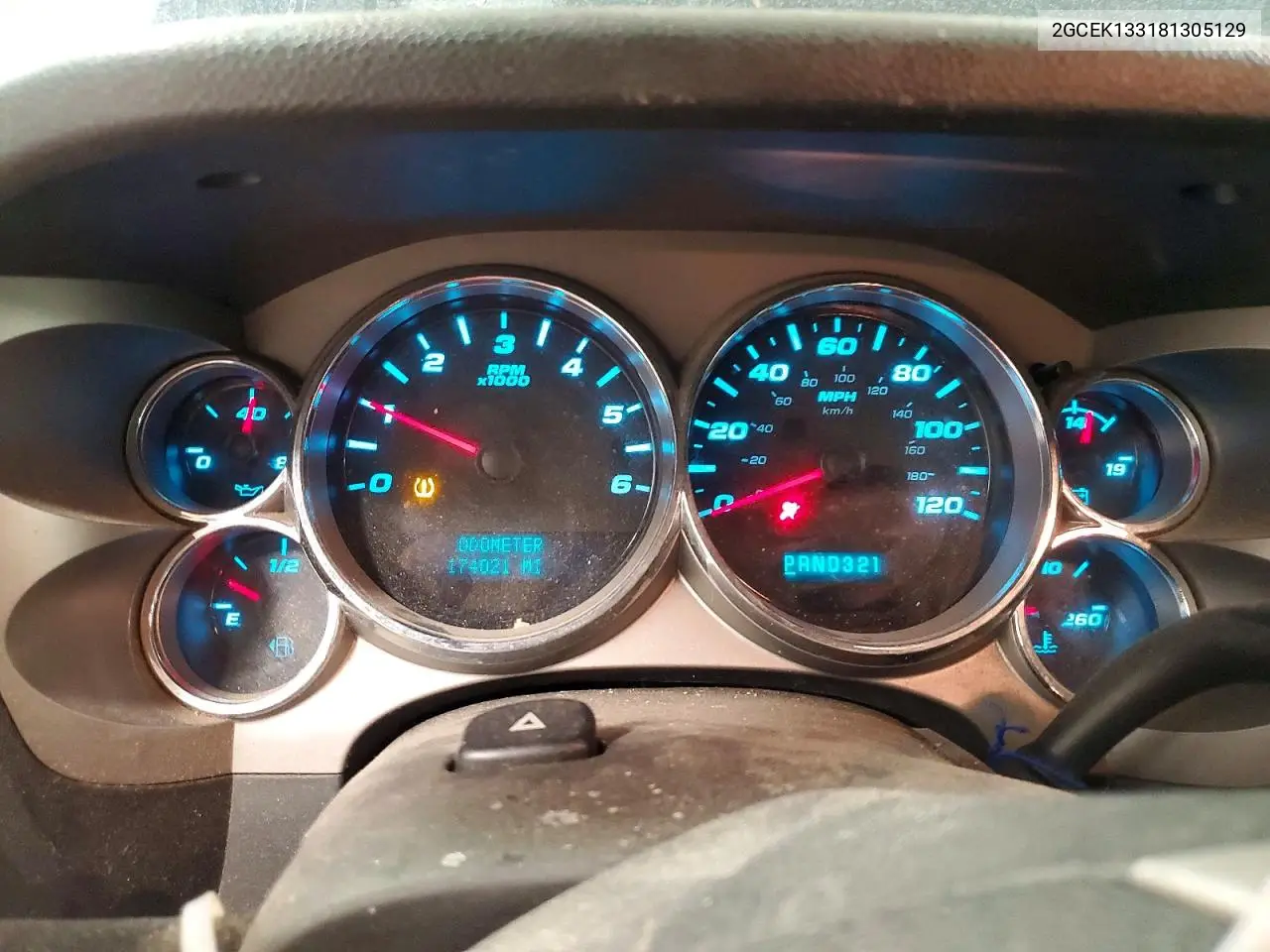 2GCEK133181305129 2008 Chevrolet Silverado K1500