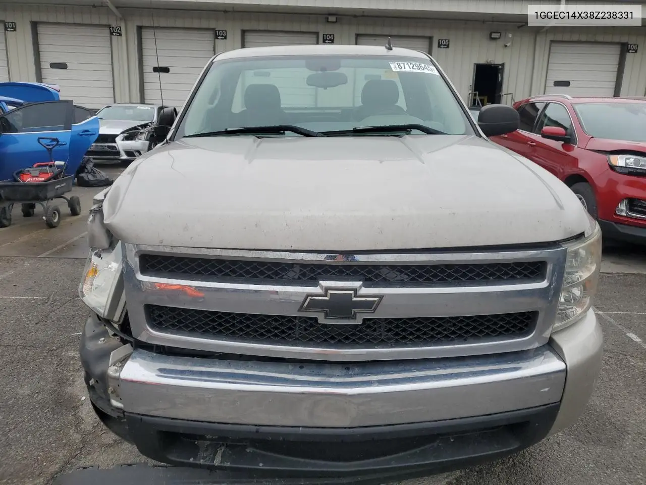 1GCEC14X38Z238331 2008 Chevrolet Silverado C1500