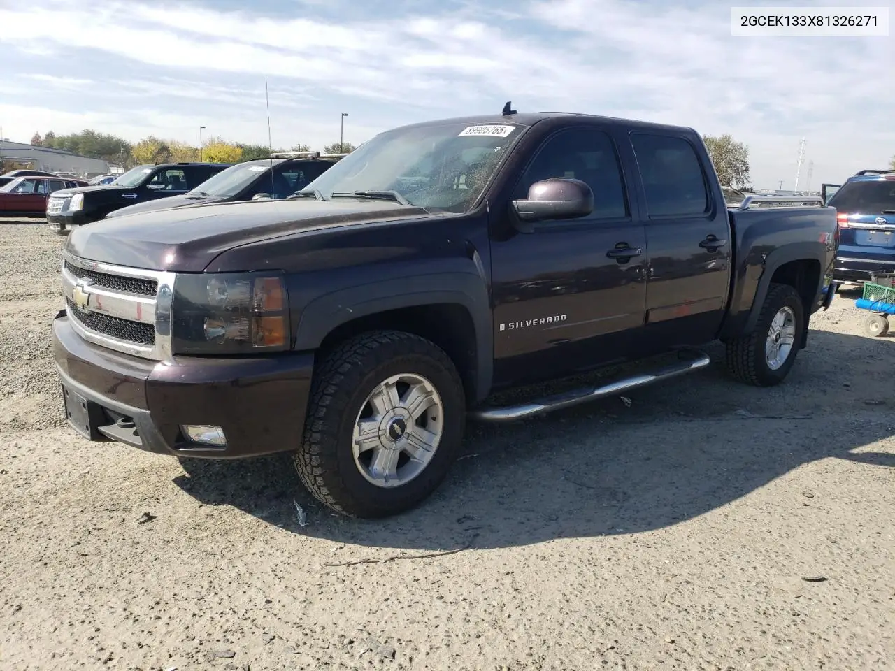 2GCEK133X81326271 2008 Chevrolet Silverado K1500