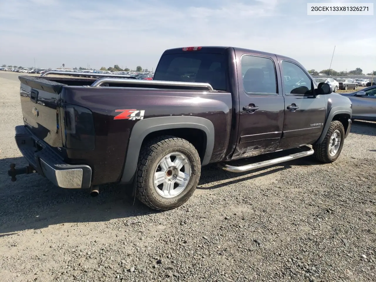 2GCEK133X81326271 2008 Chevrolet Silverado K1500