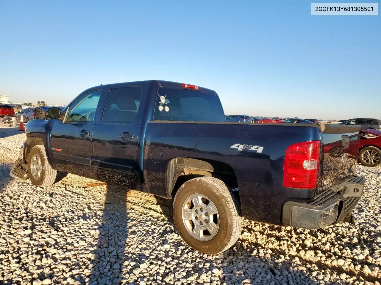 2GCFK13Y681305501 2008 Chevrolet Silverado K1500