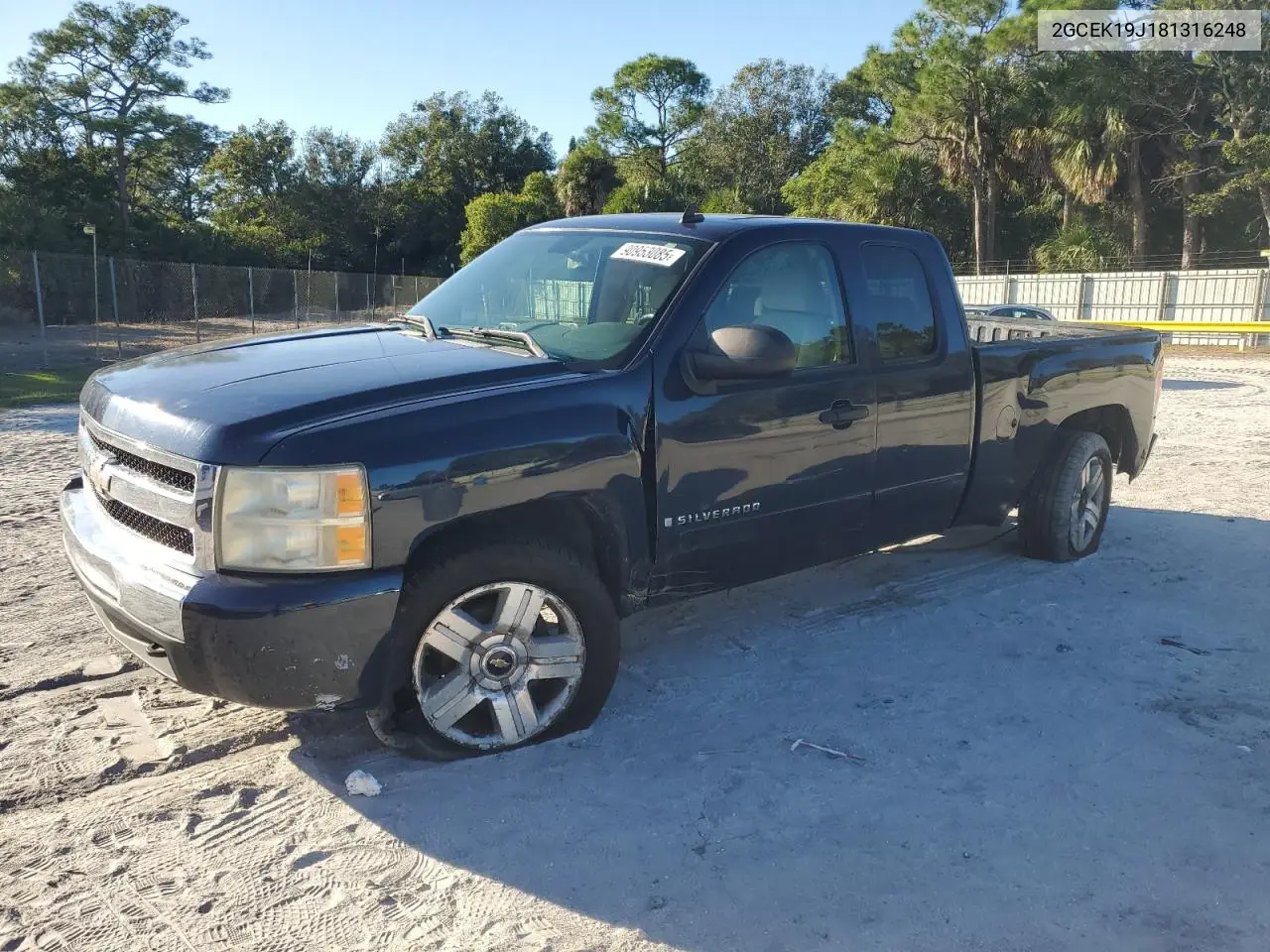2GCEK19J181316248 2008 Chevrolet Silverado K1500