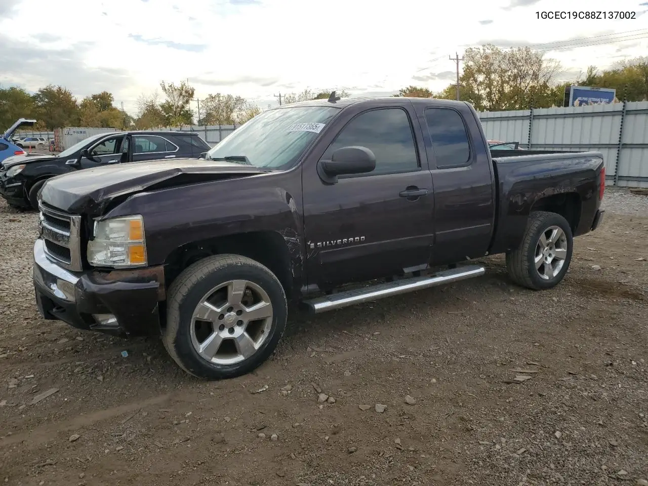 1GCEC19C88Z137002 2008 Chevrolet Silverado C1500