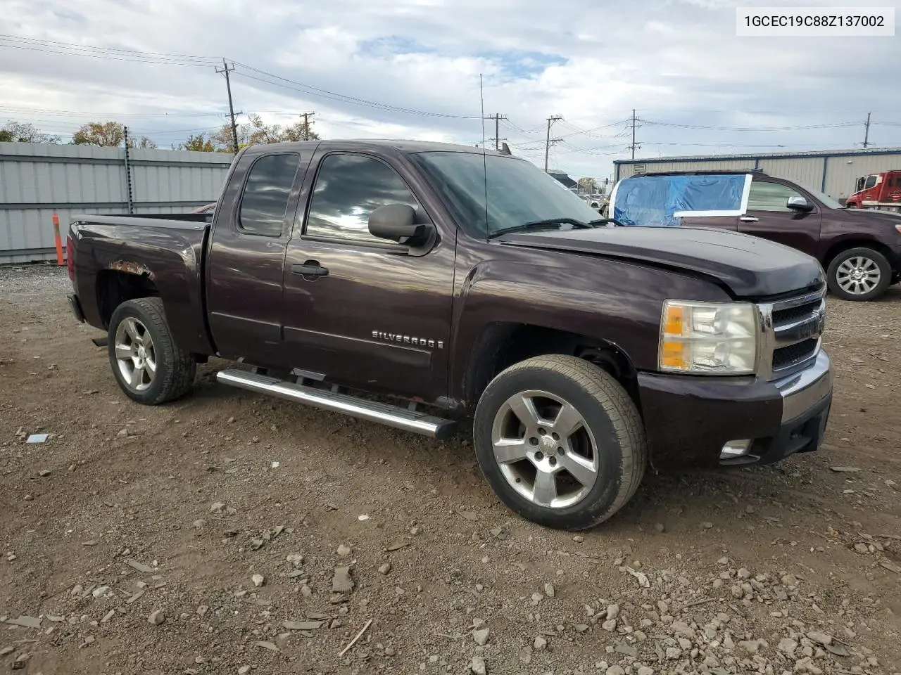 1GCEC19C88Z137002 2008 Chevrolet Silverado C1500