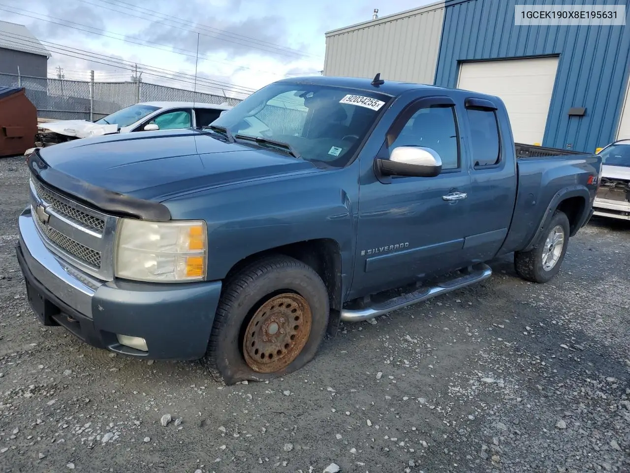 1GCEK190X8E195631 2008 Chevrolet Silverado K1500