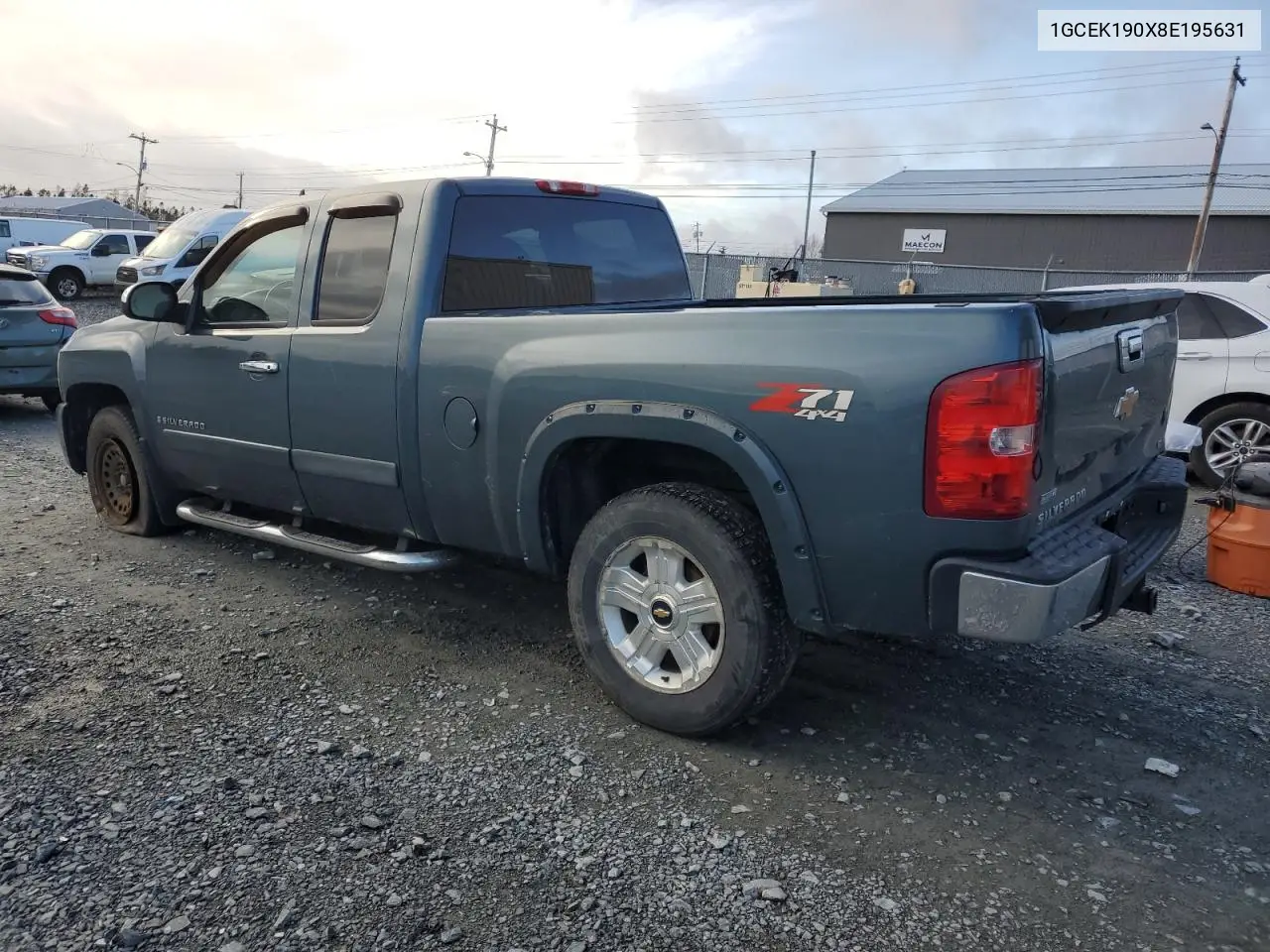 1GCEK190X8E195631 2008 Chevrolet Silverado K1500