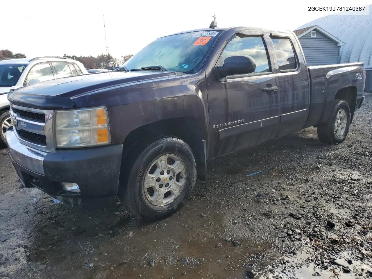 2GCEK19J781240387 2008 Chevrolet Silverado K1500
