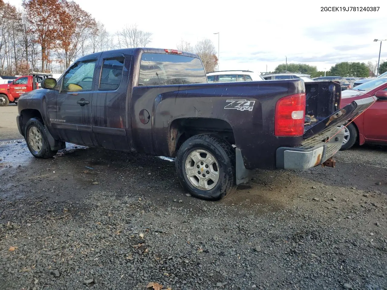 2GCEK19J781240387 2008 Chevrolet Silverado K1500