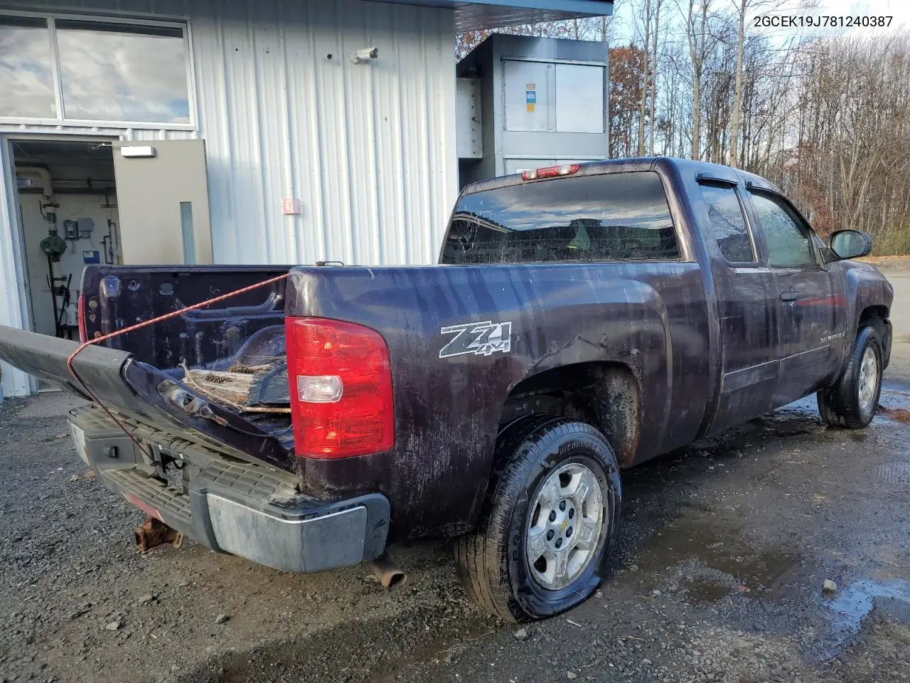2GCEK19J781240387 2008 Chevrolet Silverado K1500