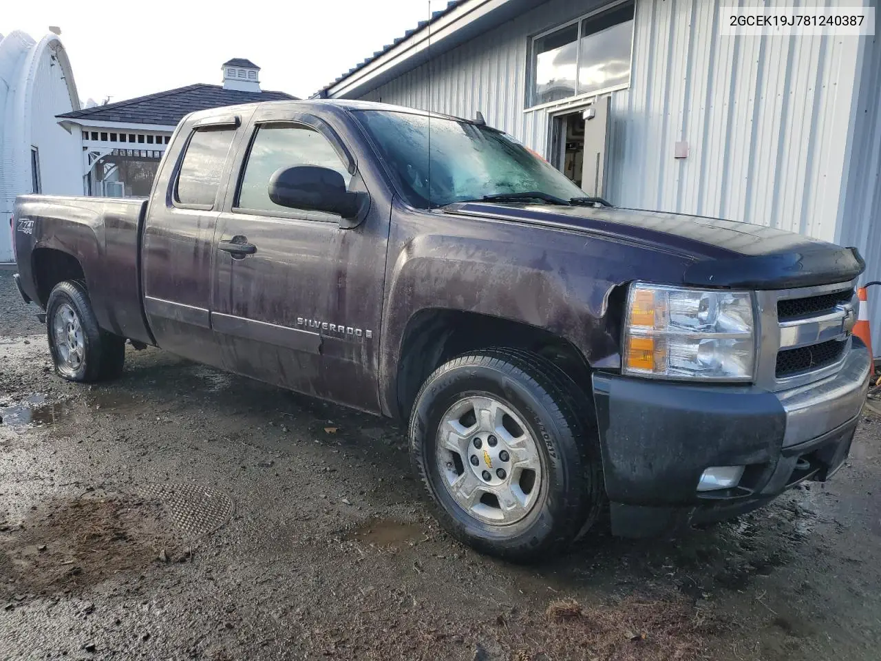 2GCEK19J781240387 2008 Chevrolet Silverado K1500