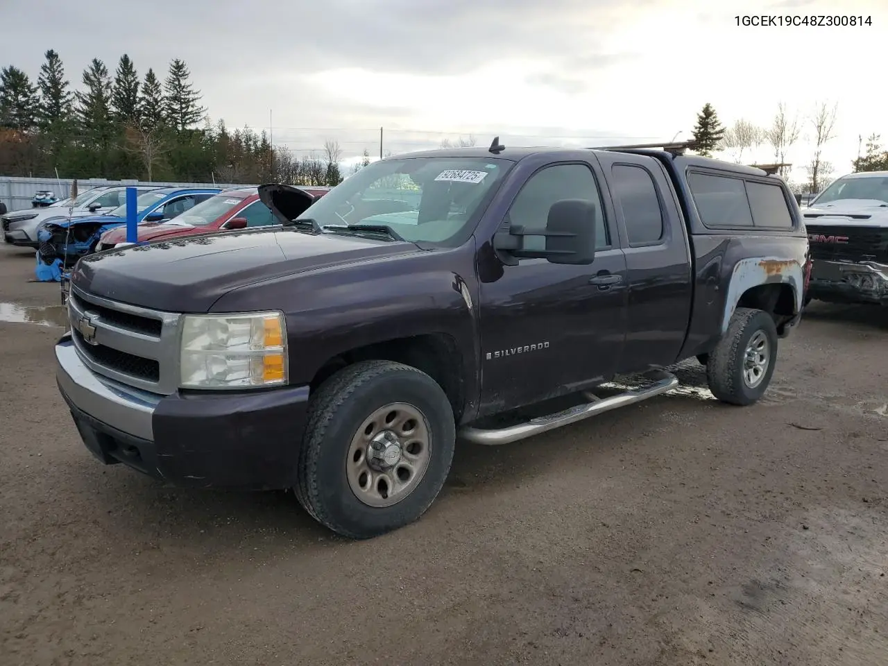 1GCEK19C48Z300814 2008 Chevrolet Silverado K1500