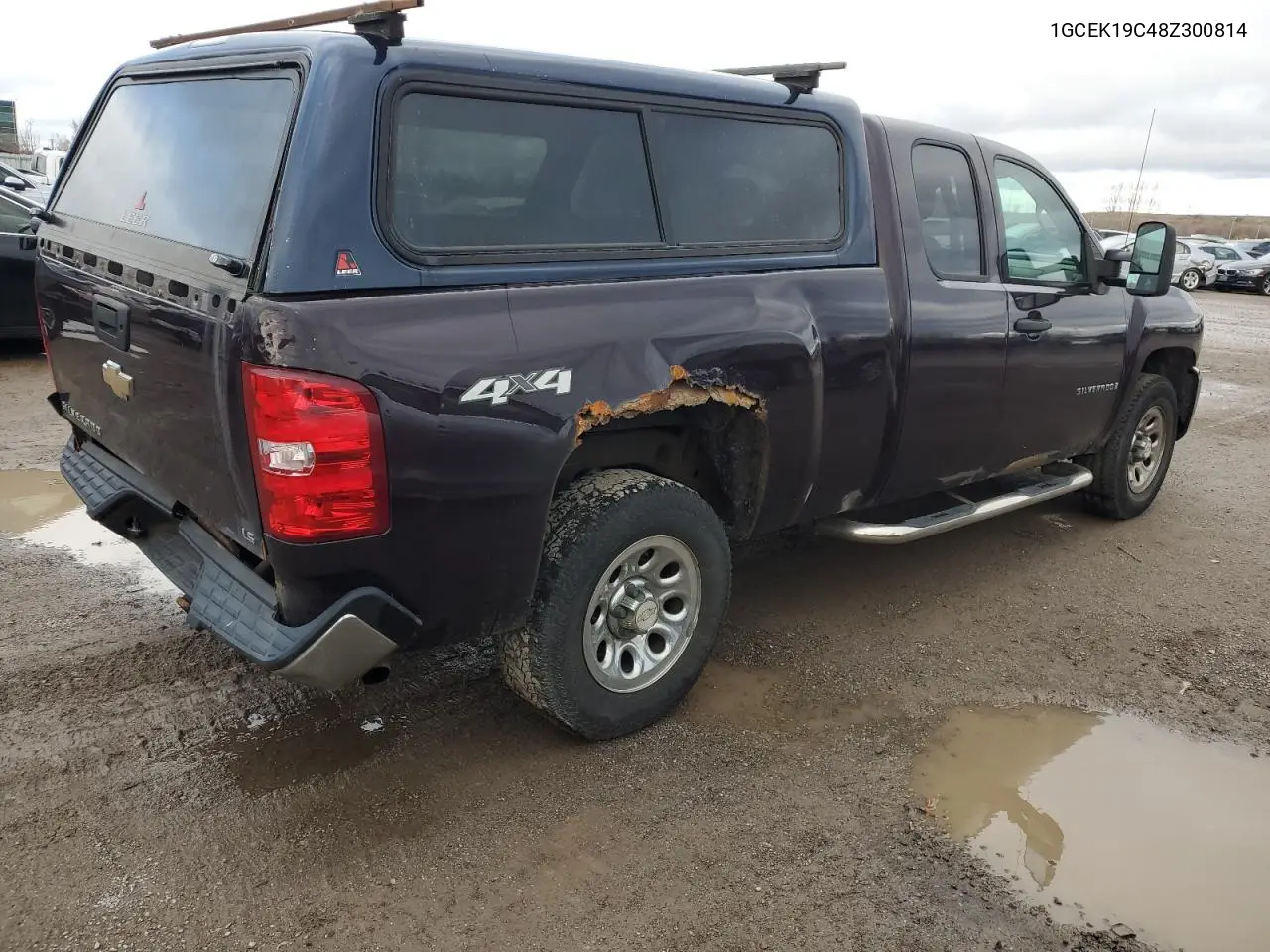 1GCEK19C48Z300814 2008 Chevrolet Silverado K1500