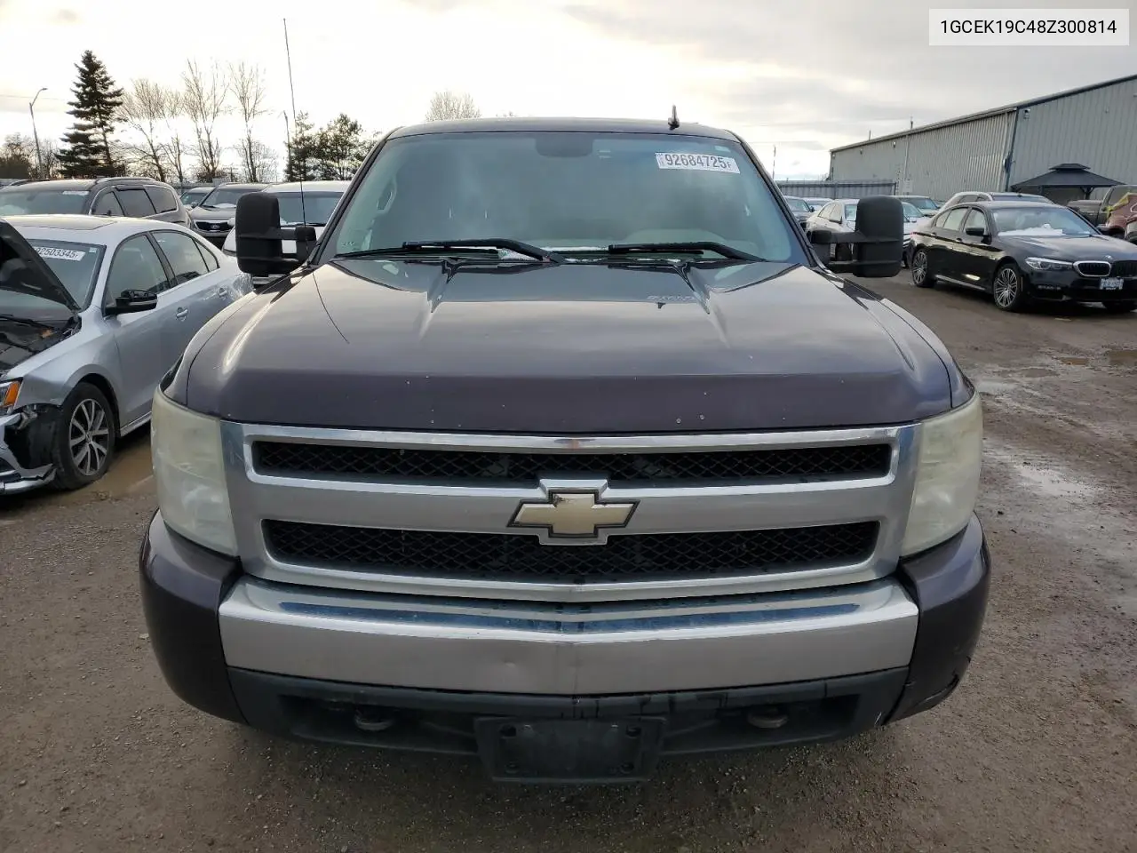 1GCEK19C48Z300814 2008 Chevrolet Silverado K1500
