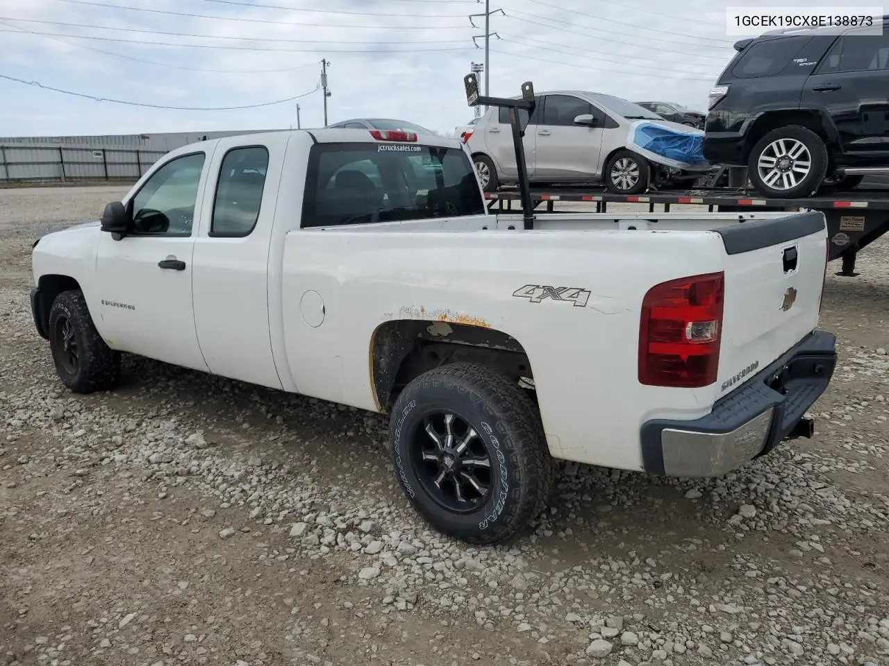 1GCEK19CX8E138873 2008 Chevrolet Silverado K1500