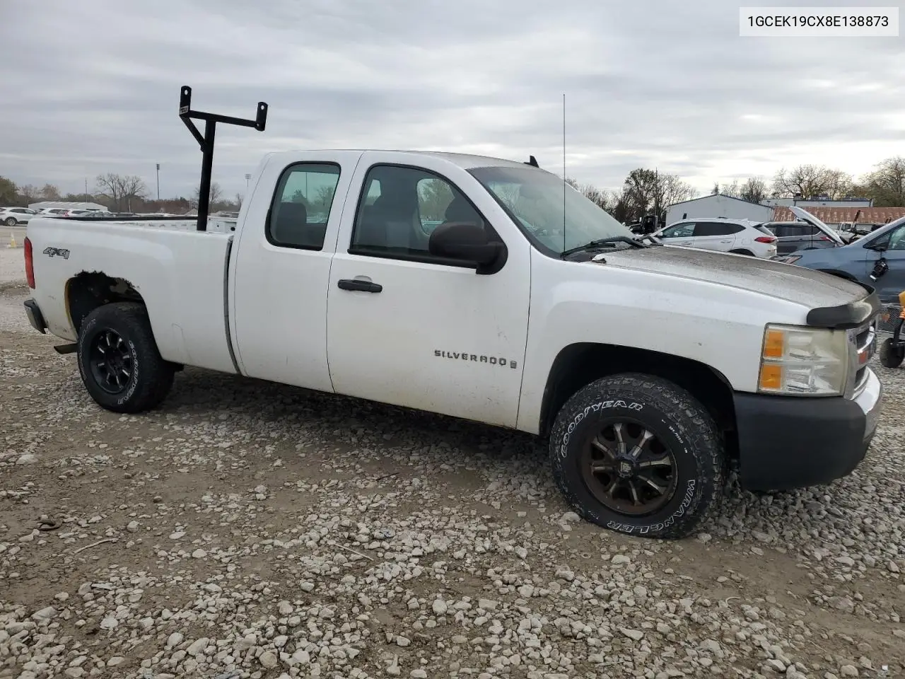 1GCEK19CX8E138873 2008 Chevrolet Silverado K1500