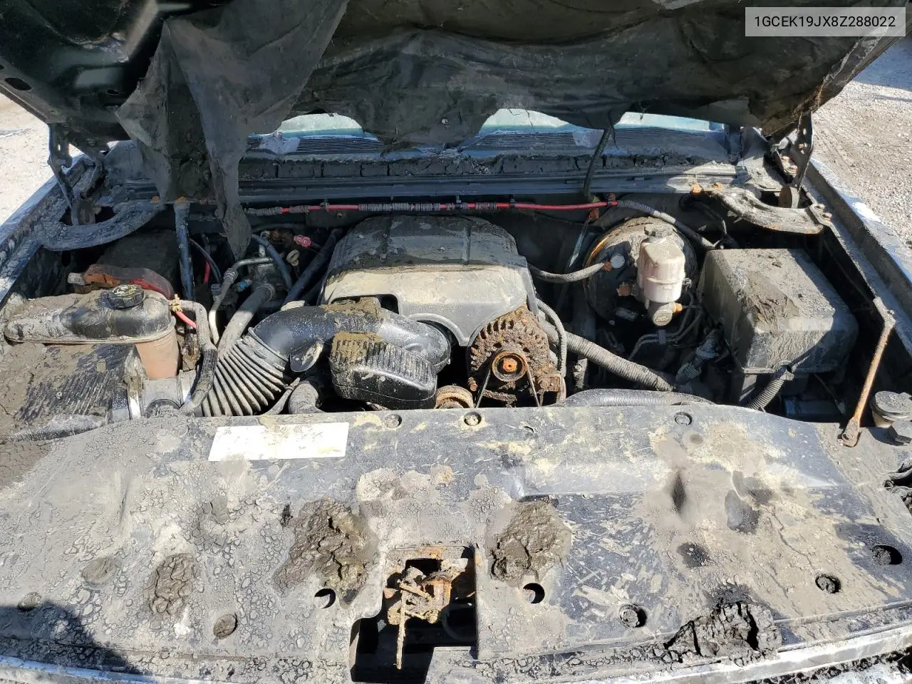 1GCEK19JX8Z288022 2008 Chevrolet Silverado K1500