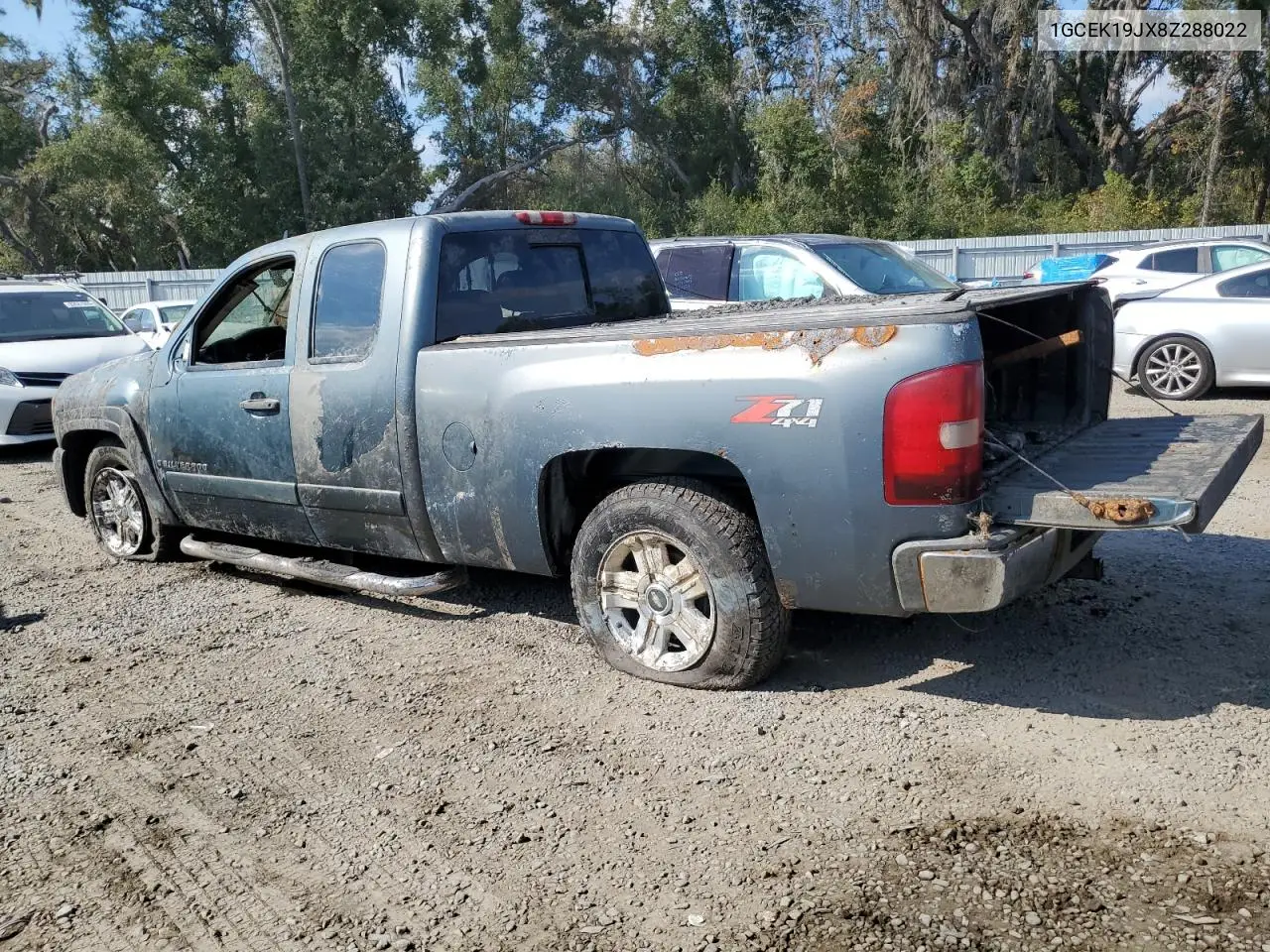 1GCEK19JX8Z288022 2008 Chevrolet Silverado K1500