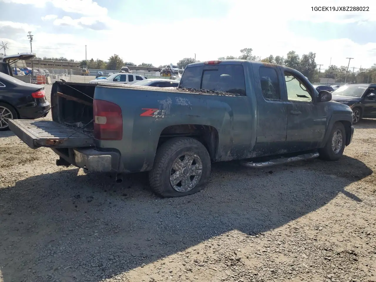 1GCEK19JX8Z288022 2008 Chevrolet Silverado K1500