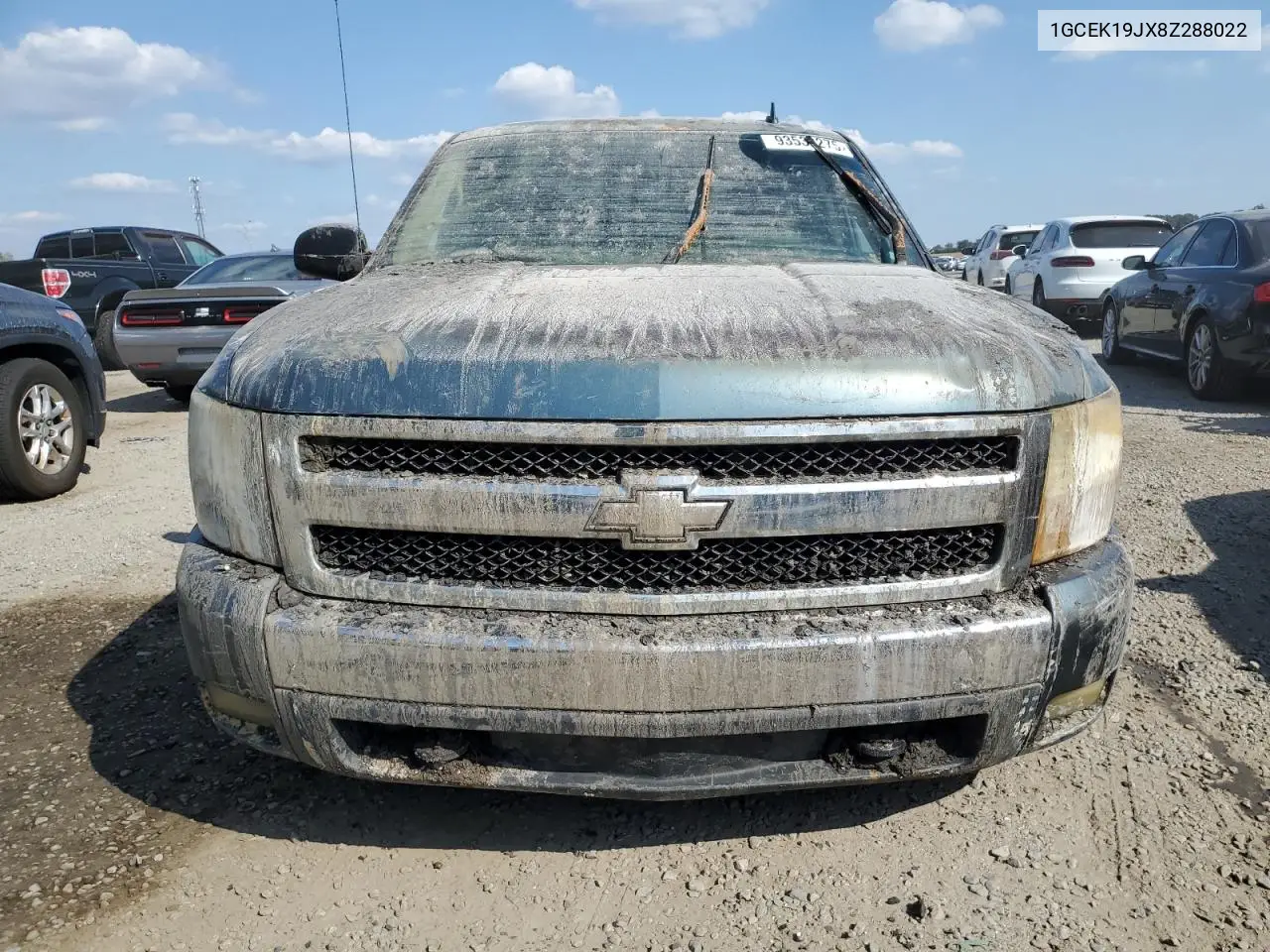 1GCEK19JX8Z288022 2008 Chevrolet Silverado K1500