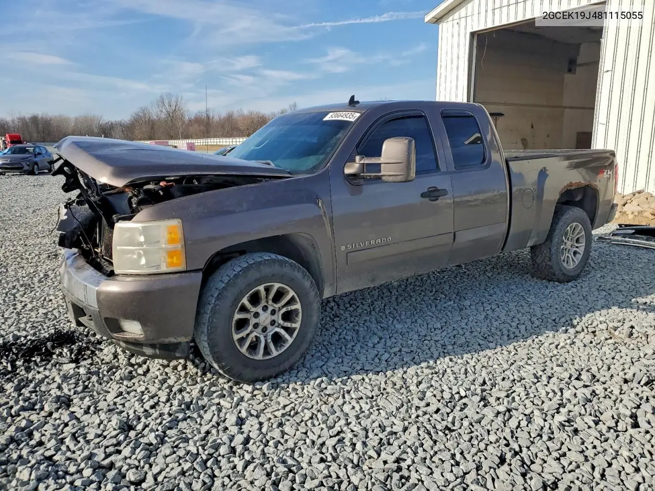 2GCEK19J481115055 2008 Chevrolet Silverado K1500
