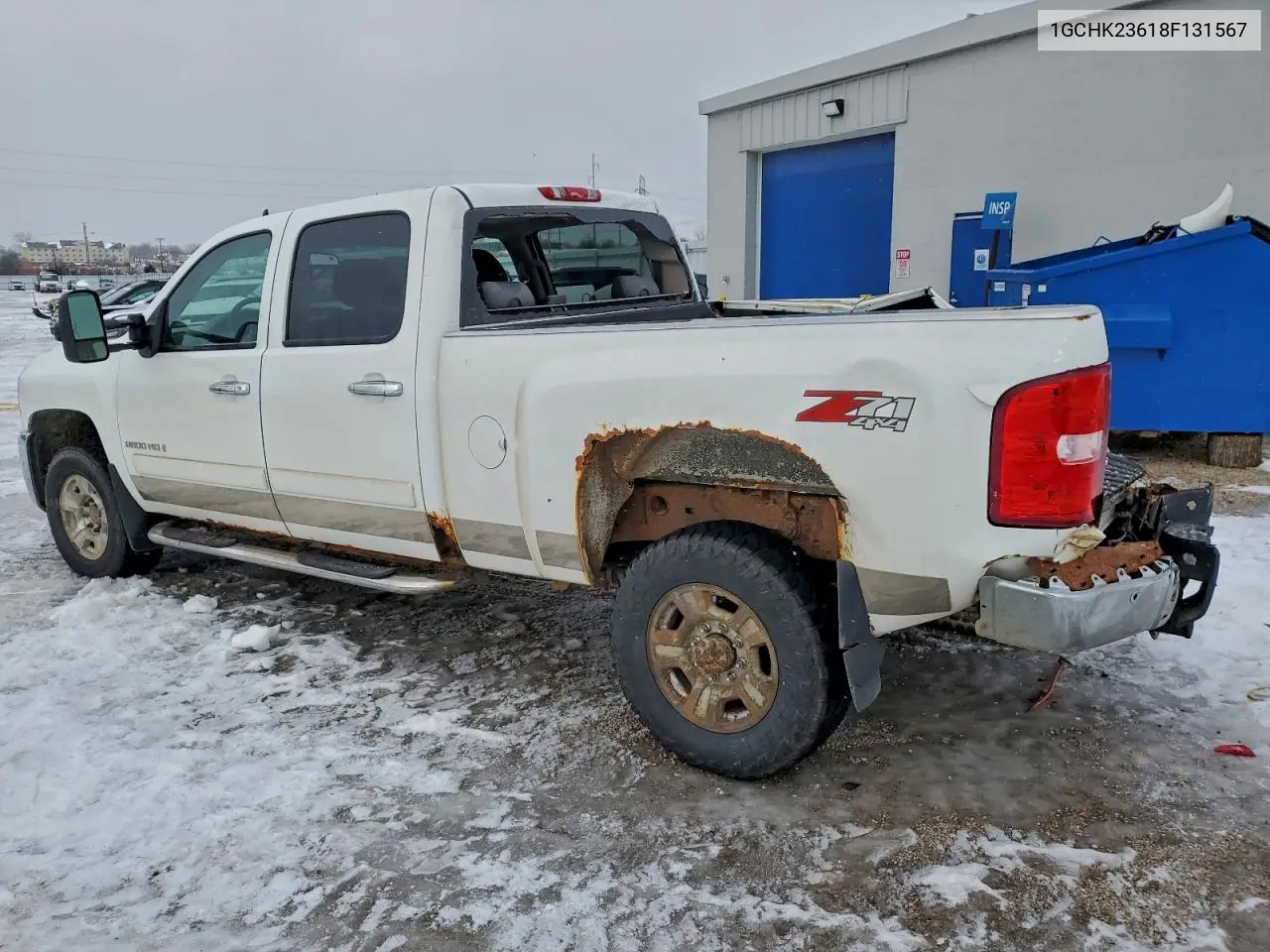1GCHK23618F131567 2008 Chevrolet Silverado K2500 Heavy Duty