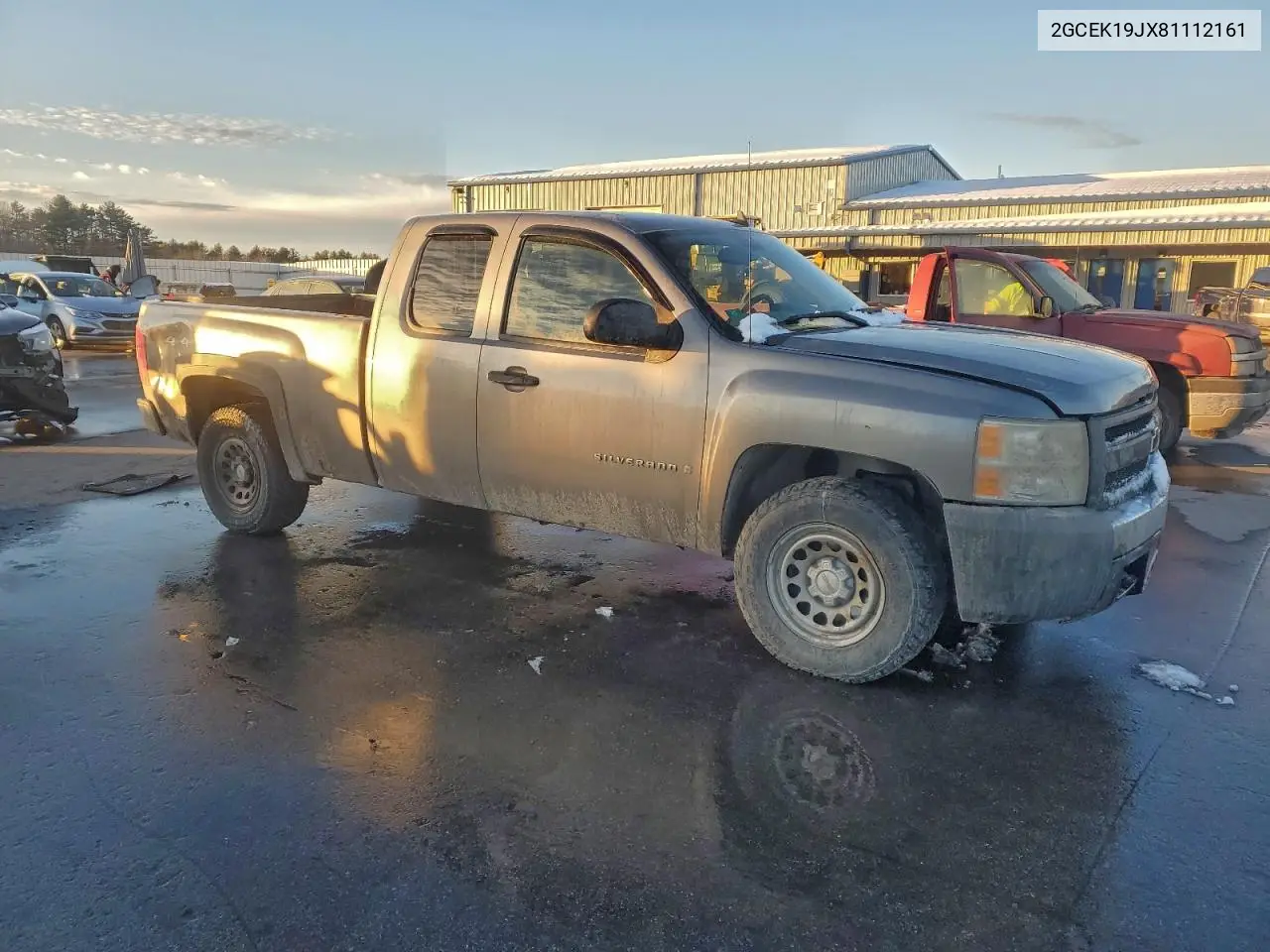 2GCEK19JX81112161 2008 Chevrolet Silverado K1500