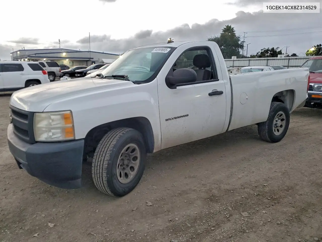 1GCEK14CX8Z314529 2008 Chevrolet Silverado K1500