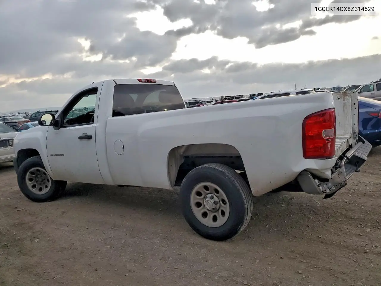 1GCEK14CX8Z314529 2008 Chevrolet Silverado K1500
