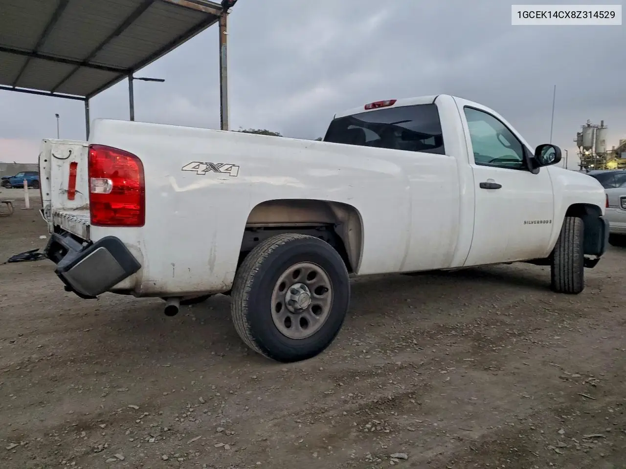 1GCEK14CX8Z314529 2008 Chevrolet Silverado K1500