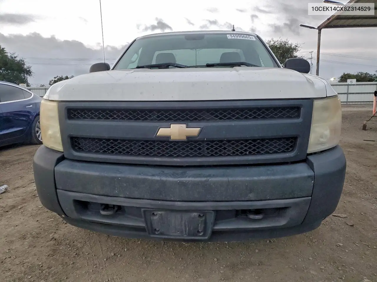 1GCEK14CX8Z314529 2008 Chevrolet Silverado K1500