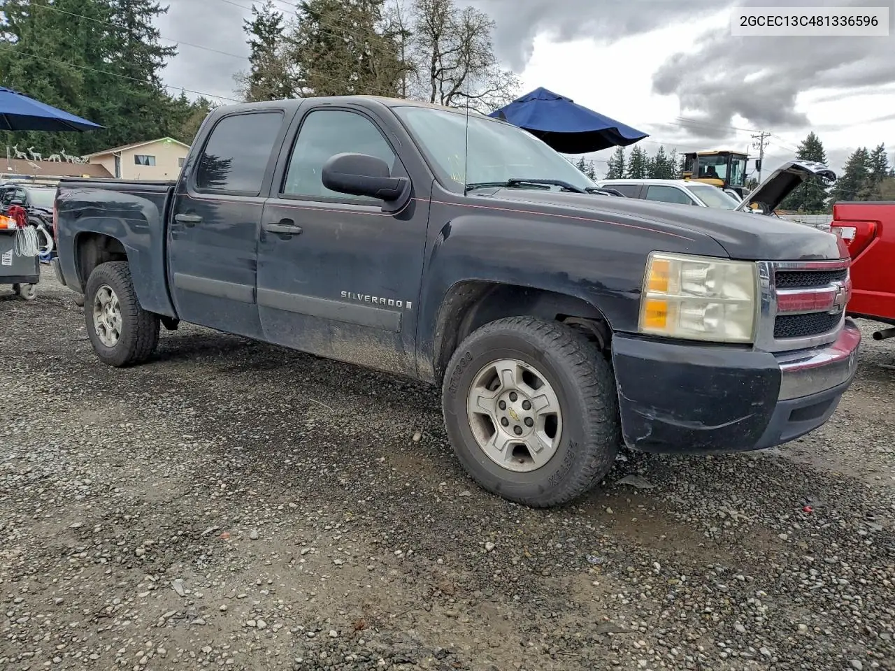 2GCEC13C481336596 2008 Chevrolet Silverado C1500