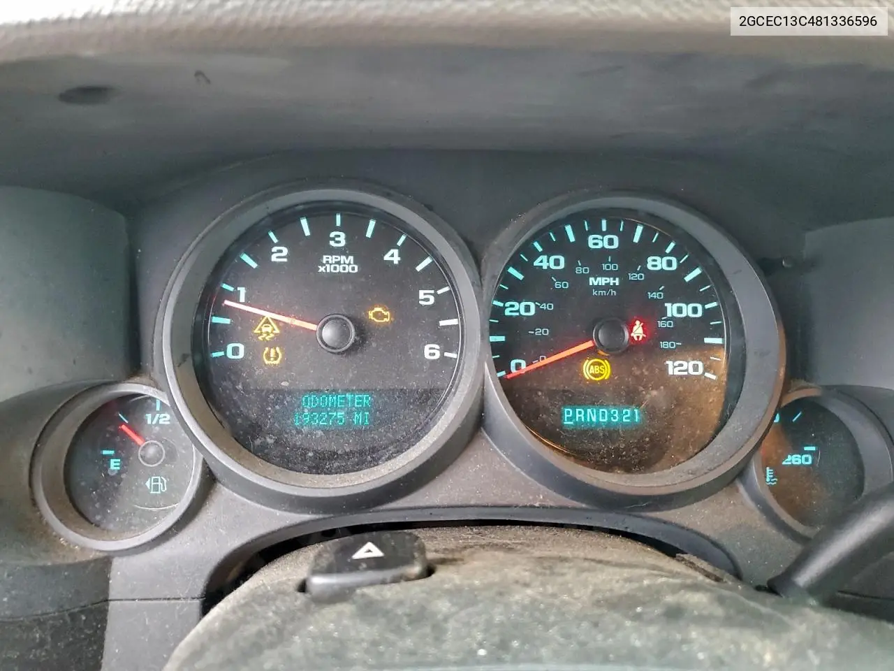 2GCEC13C481336596 2008 Chevrolet Silverado C1500