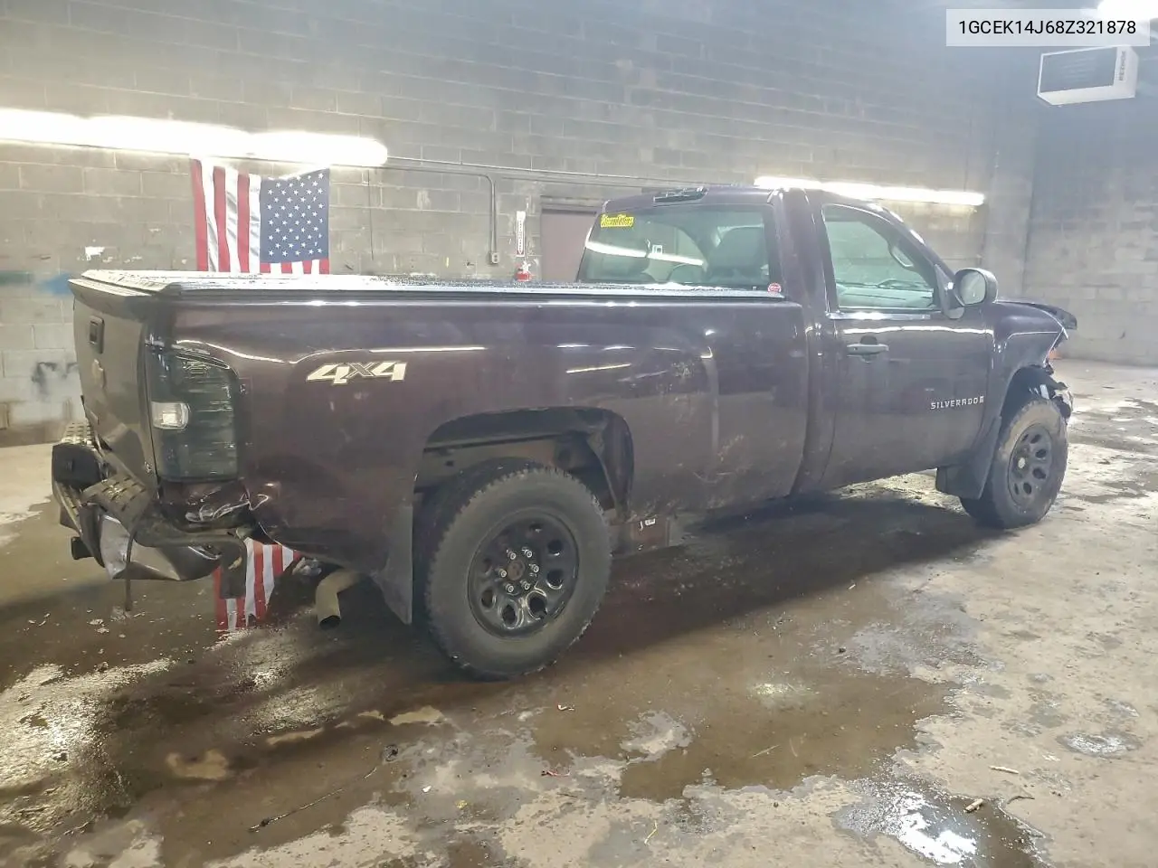 1GCEK14J68Z321878 2008 Chevrolet Silverado K1500