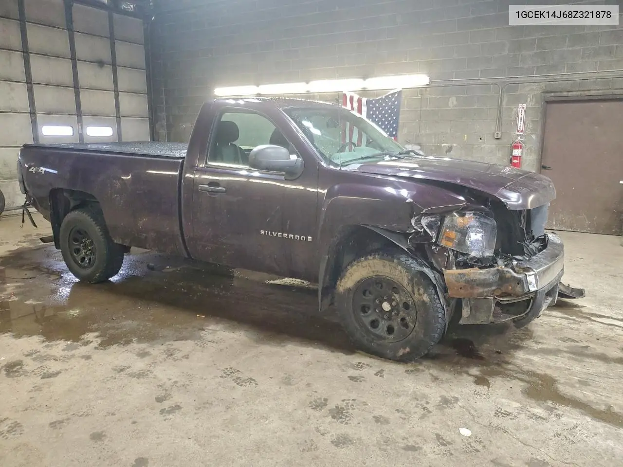 1GCEK14J68Z321878 2008 Chevrolet Silverado K1500