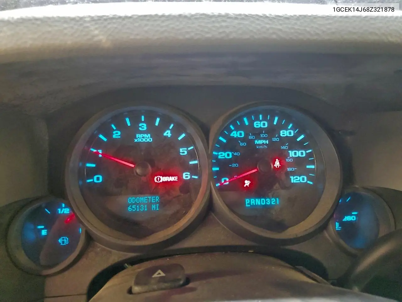 1GCEK14J68Z321878 2008 Chevrolet Silverado K1500