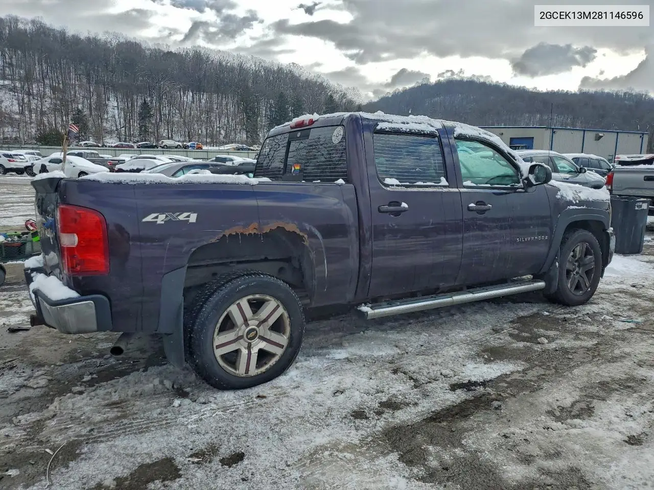 2GCEK13M281146596 2008 Chevrolet Silverado K1500