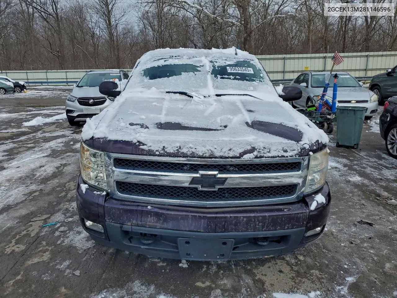 2GCEK13M281146596 2008 Chevrolet Silverado K1500