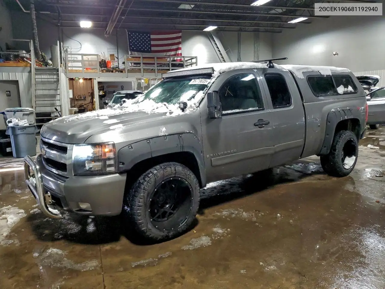2GCEK190681192940 2008 Chevrolet Silverado K1500